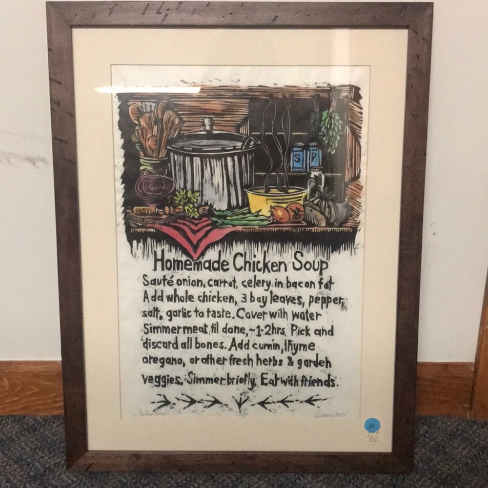 Chicken soup art